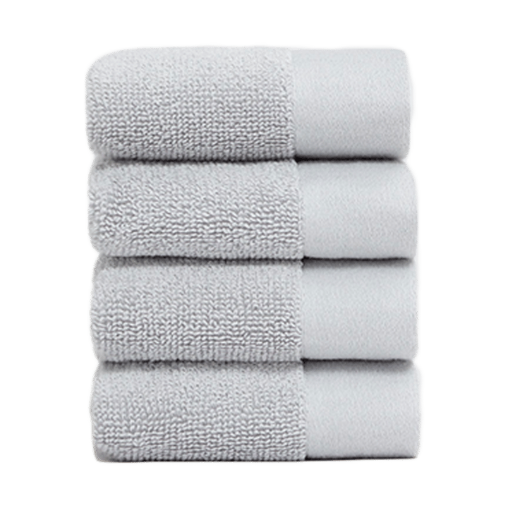 Juniper gezichtshanddoek 30x30 cm 4-pack - Stone Grey - Juniper