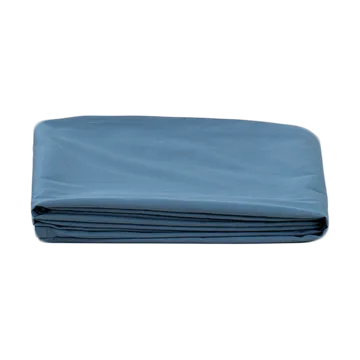 Juniper hoeslaken 90x200 cm - North Sea Blue - Juniper