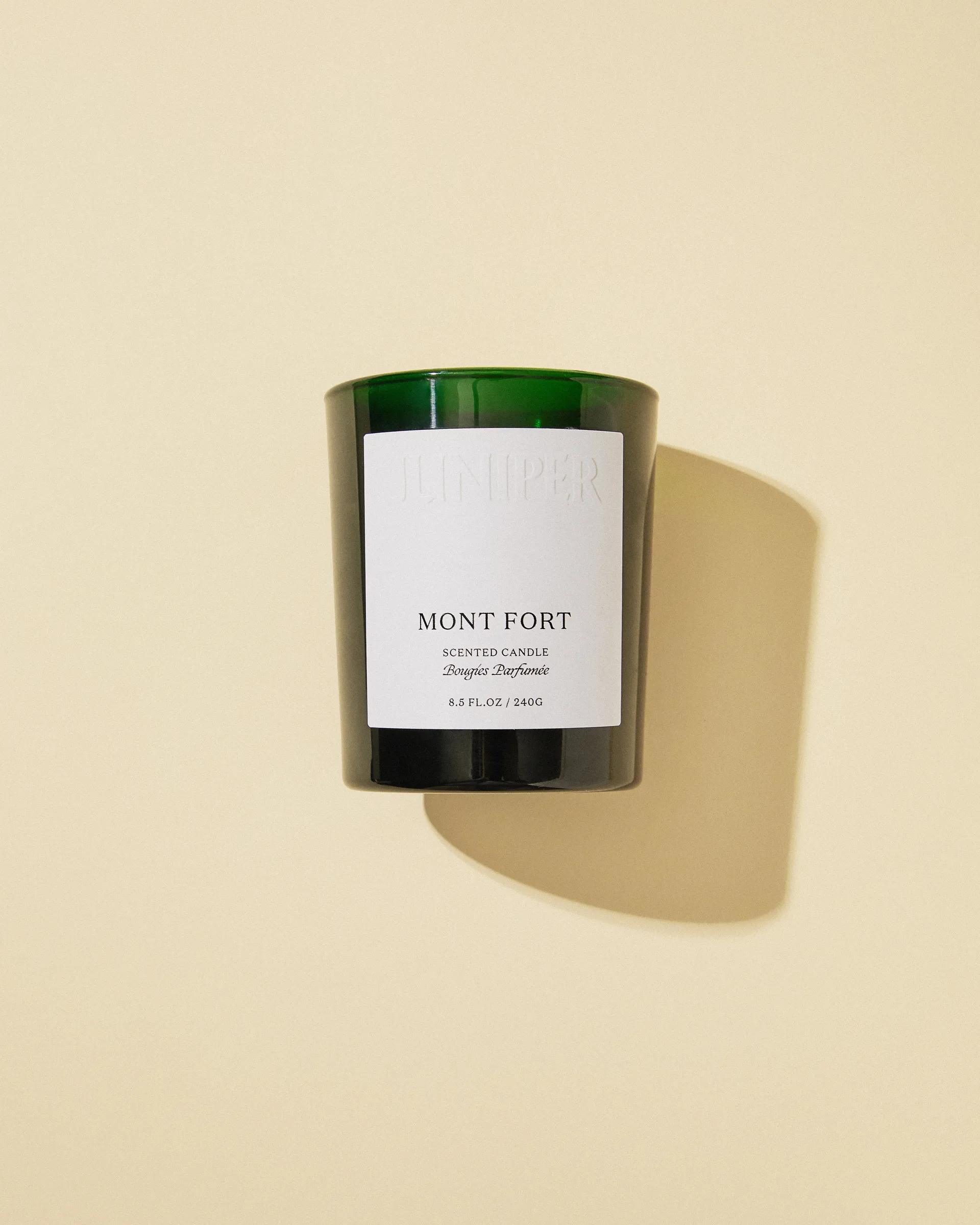 Mont fort geurkaars, 240 gr Juniper