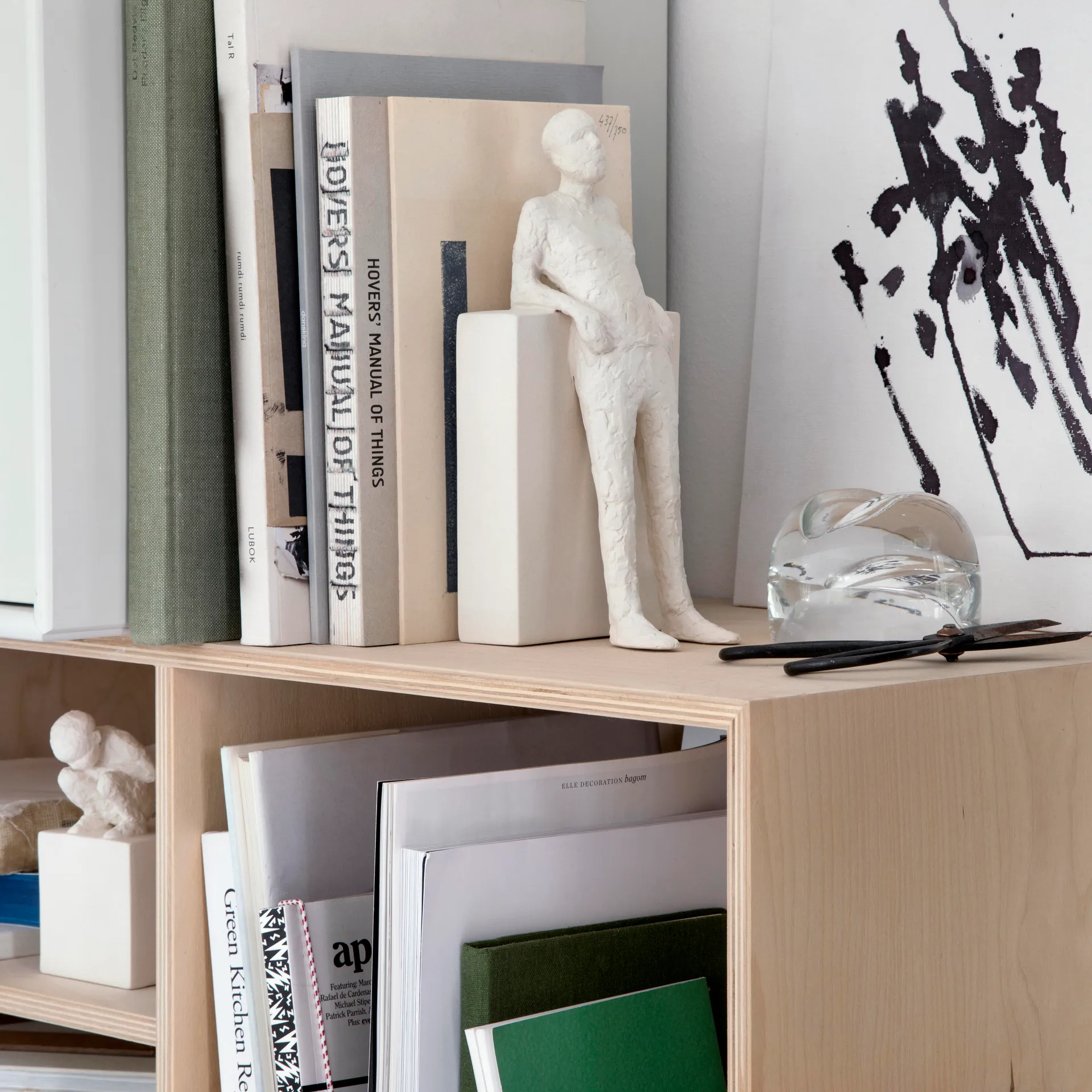 Character beeld met boodschap, The hedonist Kähler