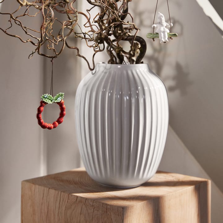 Christmas Tales krans 7 cm, Rood Kähler
