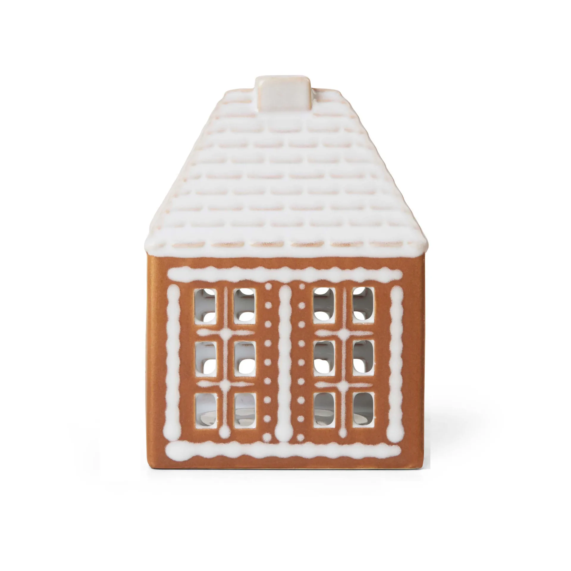 Gingerbread kandelaar small 11 cm, Bruin Kähler