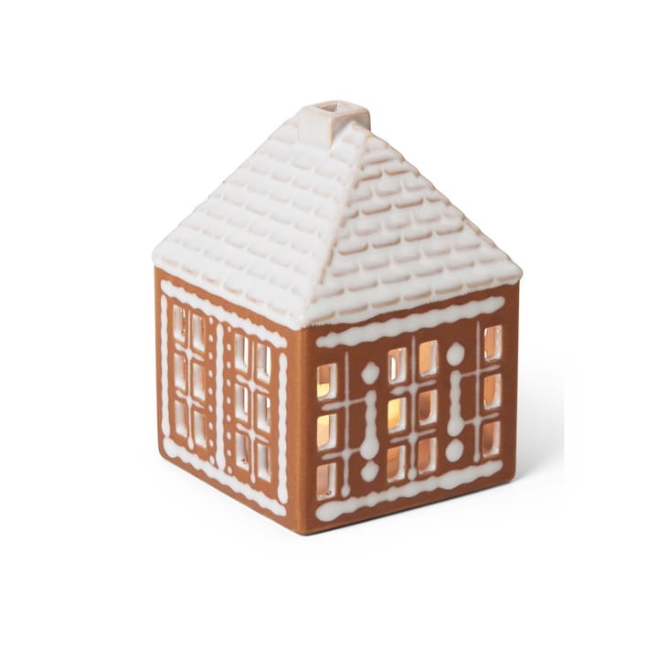 Gingerbread kandelaar small 11 cm, Bruin Kähler