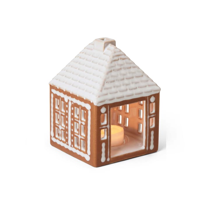 Gingerbread kandelaar small 11 cm, Bruin Kähler