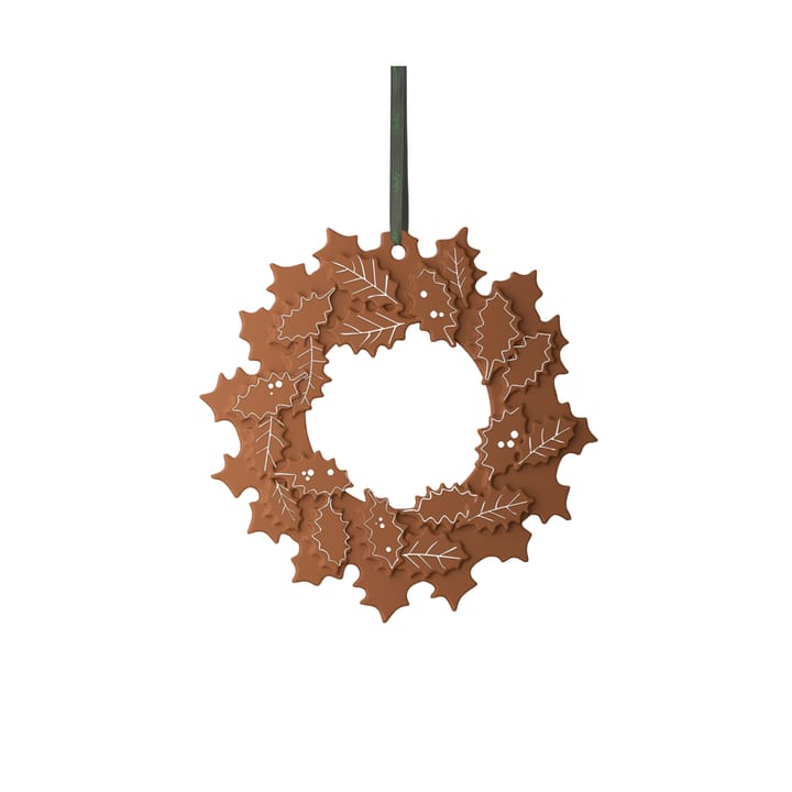 Gingerbread kerstkrans Ø18,5 cm, Bruin Kähler