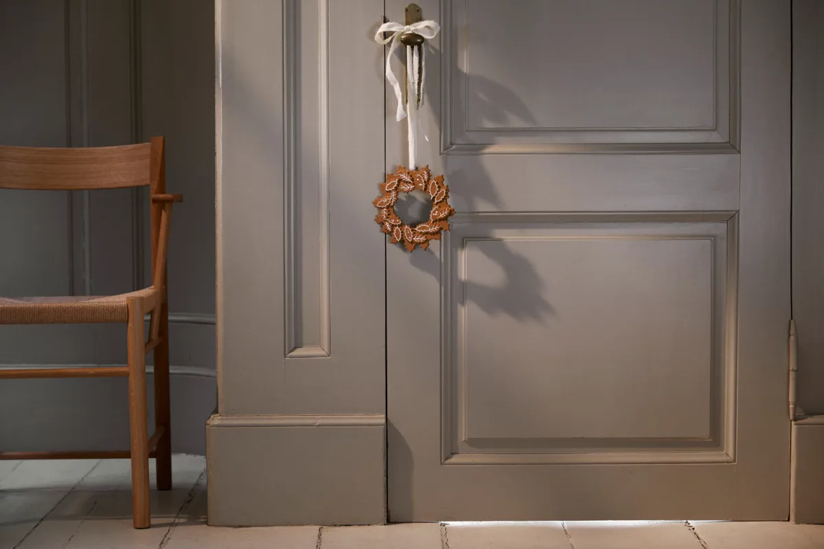 Gingerbread kerstkrans Ø18,5 cm, Bruin Kähler