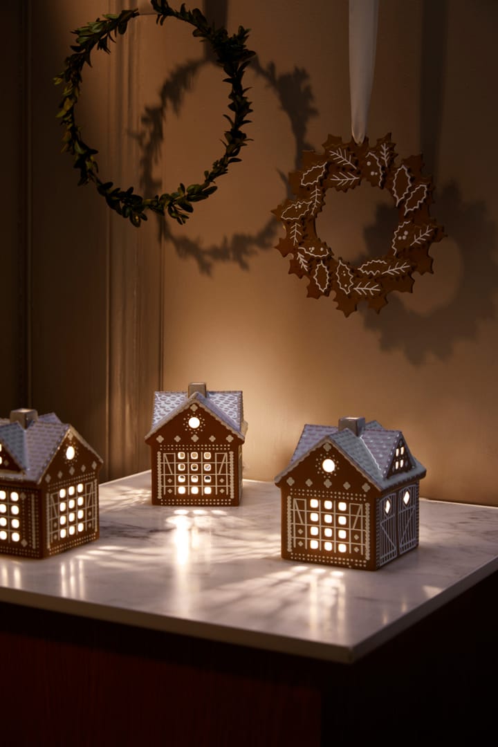 Gingerbread kerstkrans Ø18,5 cm, Bruin Kähler