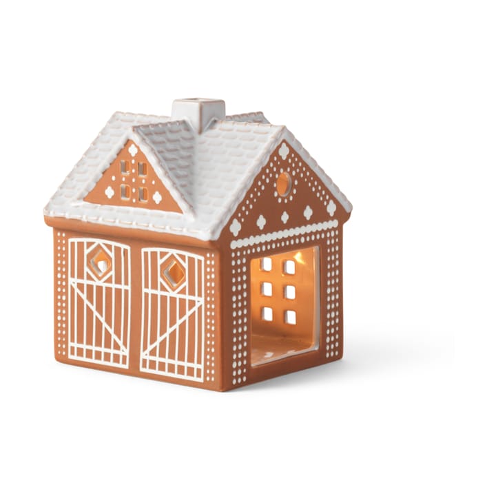 Gingerbread lichtjeshuis, Christmas barn 11,5 cm Kähler