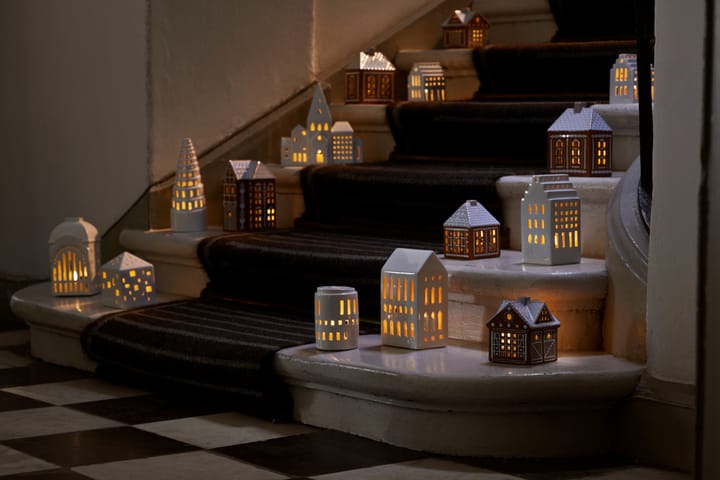 Gingerbread lichtjeshuis, Christmas barn 11,5 cm Kähler