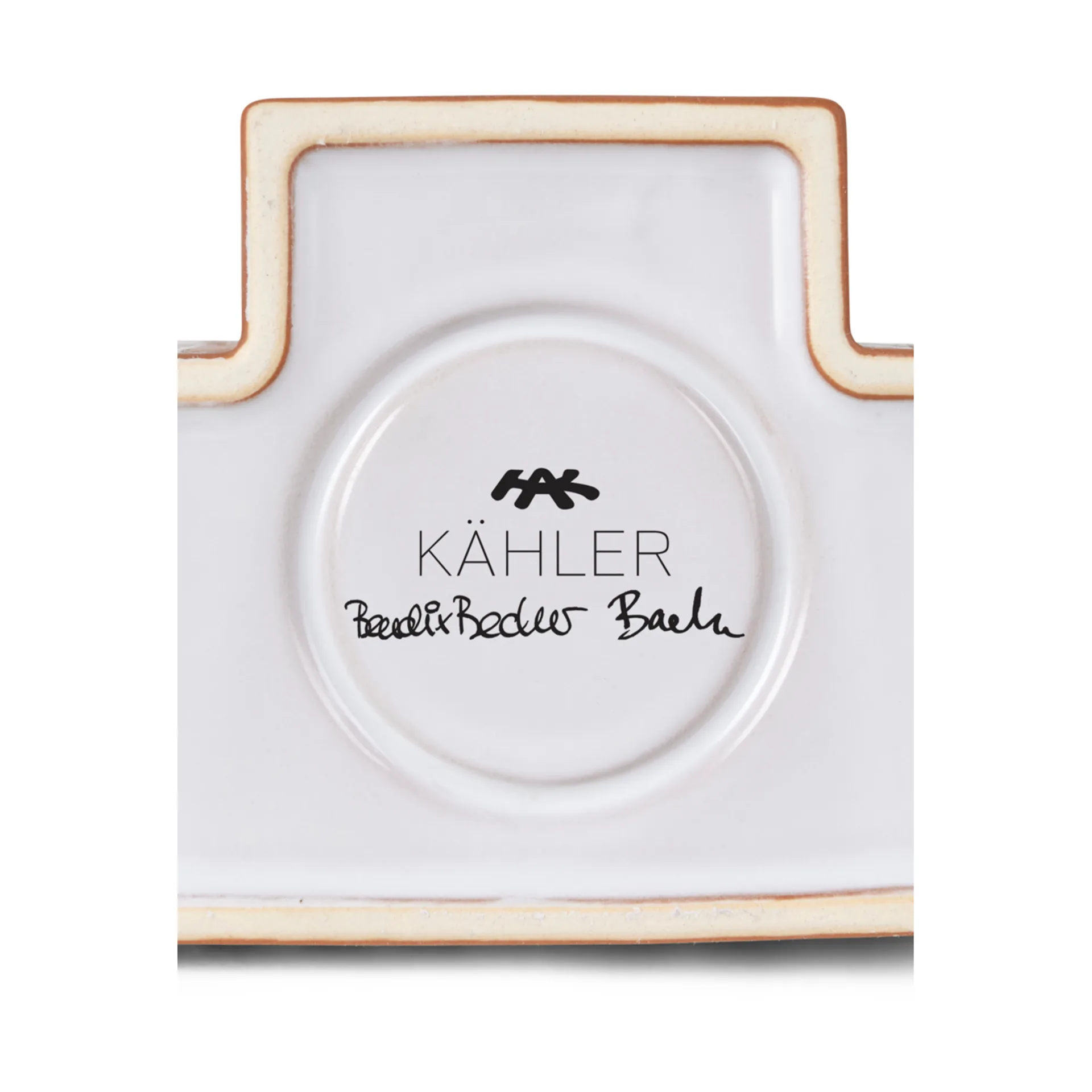 Gingerbread Waxinelichtjeshouder groot 17 cm, Bruin Kähler