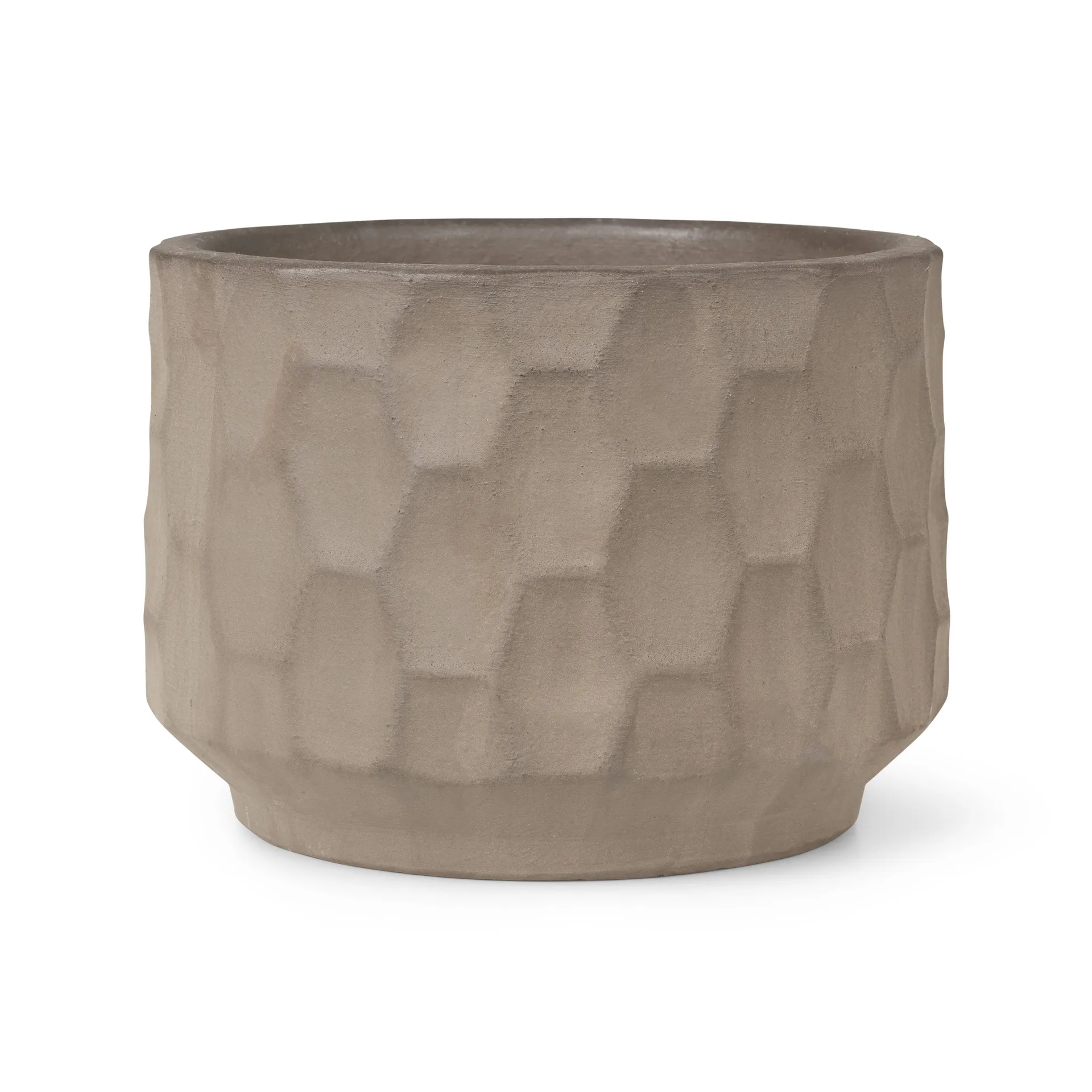 Gro bloempot licht zand, Ø21,5 cm Kähler