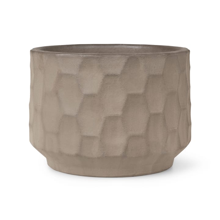 Gro bloempot licht zand, Ø21,5 cm Kähler