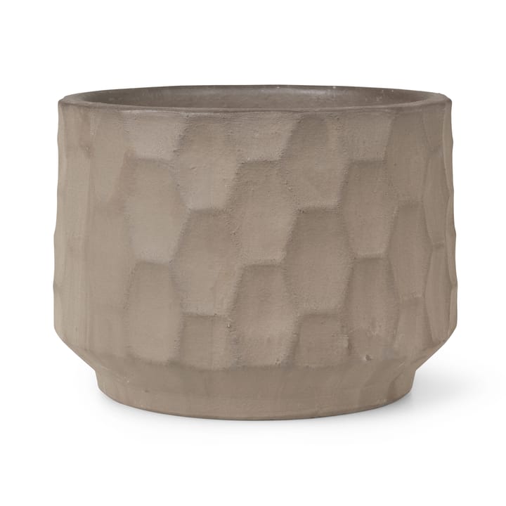 Gro bloempot licht zand, Ø26,5 cm Kähler