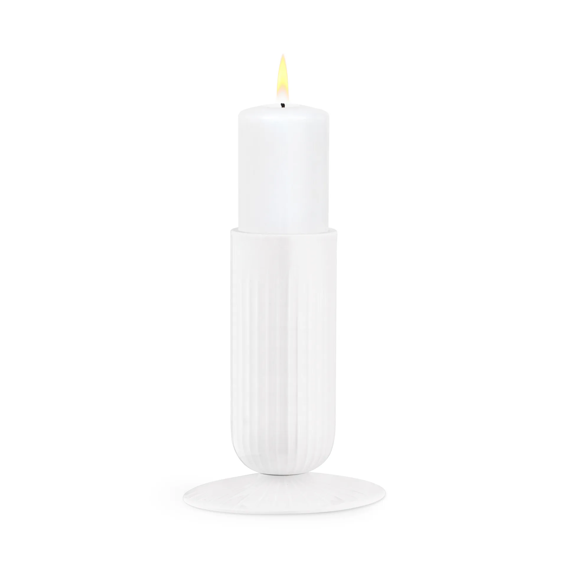 Hammershøi blokkaarshouder 14,5 cm, Wit Kähler
