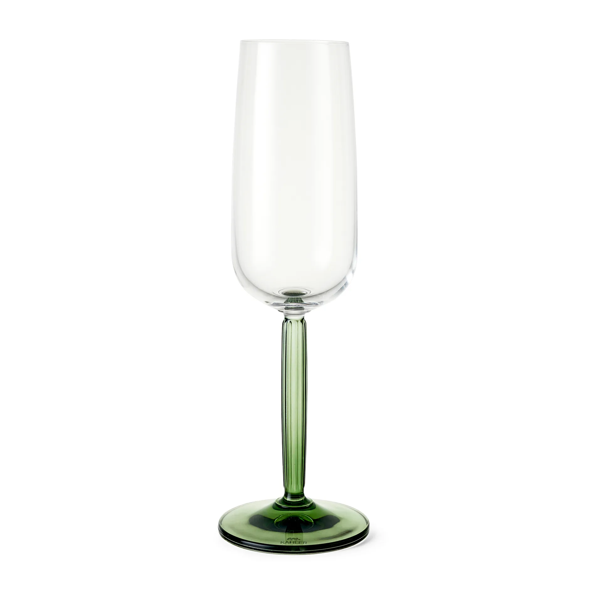 Hammershøi Champagneglas 24 cl 2pack, Groen Kähler