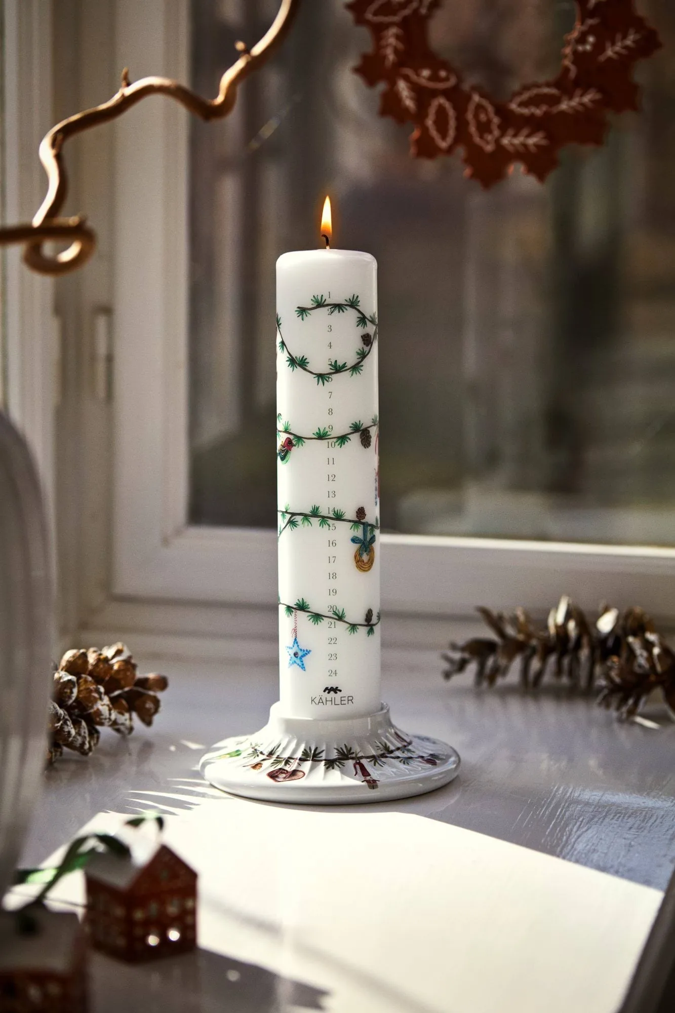Hammershøi Christmas Adventskaars Ø5 cm, 2026 Kähler