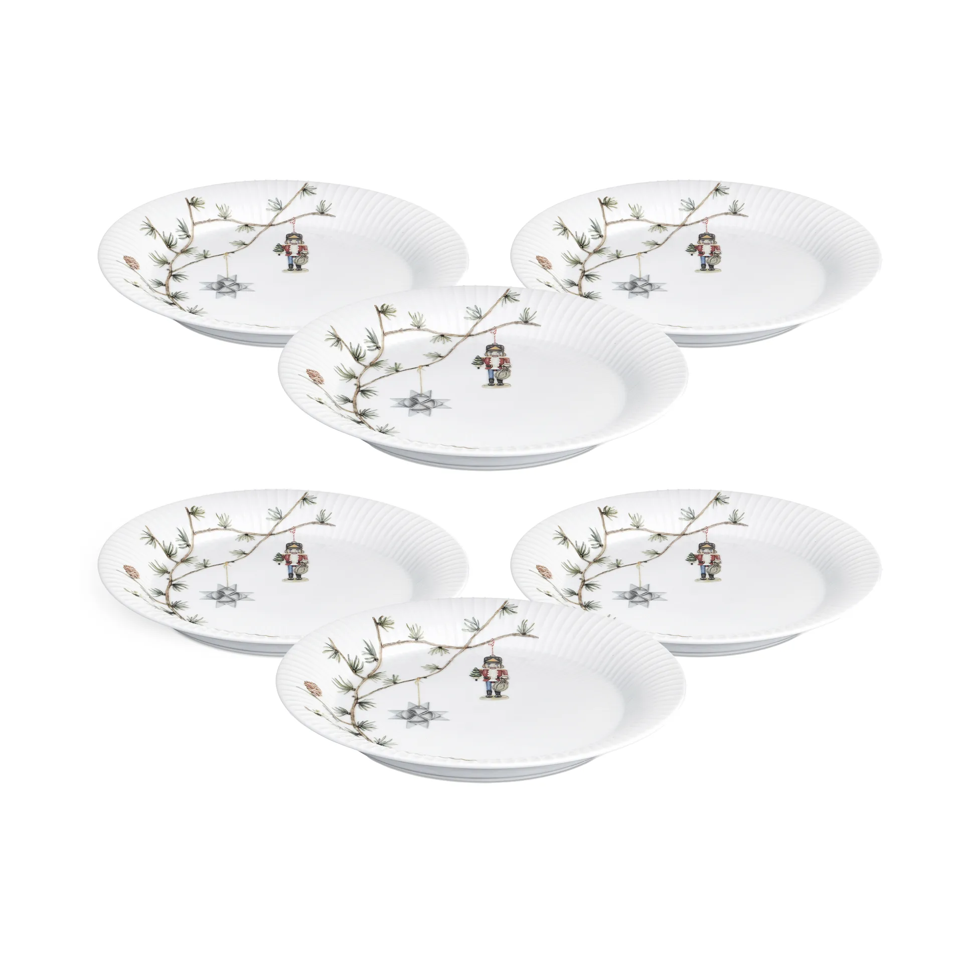 Hammershøi Christmas bord Ø27 cm 6-pack,  Kähler