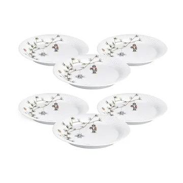 Hammershøi Christmas bord Ø27 cm 6-pack - Kähler