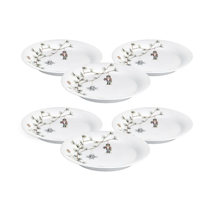 Hammershøi Christmas bord Ø27 cm 6-pack - Kähler
