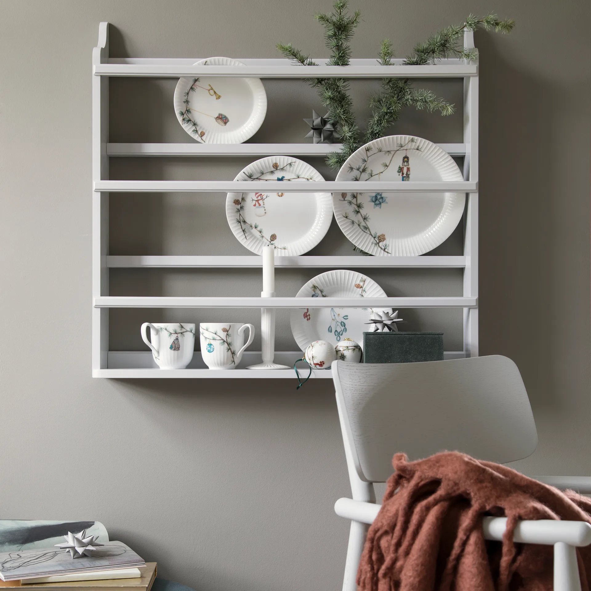 Hammershøi Christmas diep bord, 21 cm. Kähler