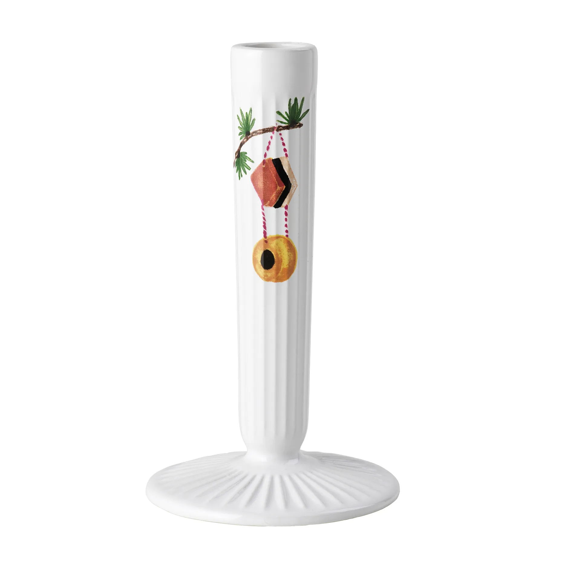 Hammershøi Christmas kandelaar wit, 16 cm Kähler
