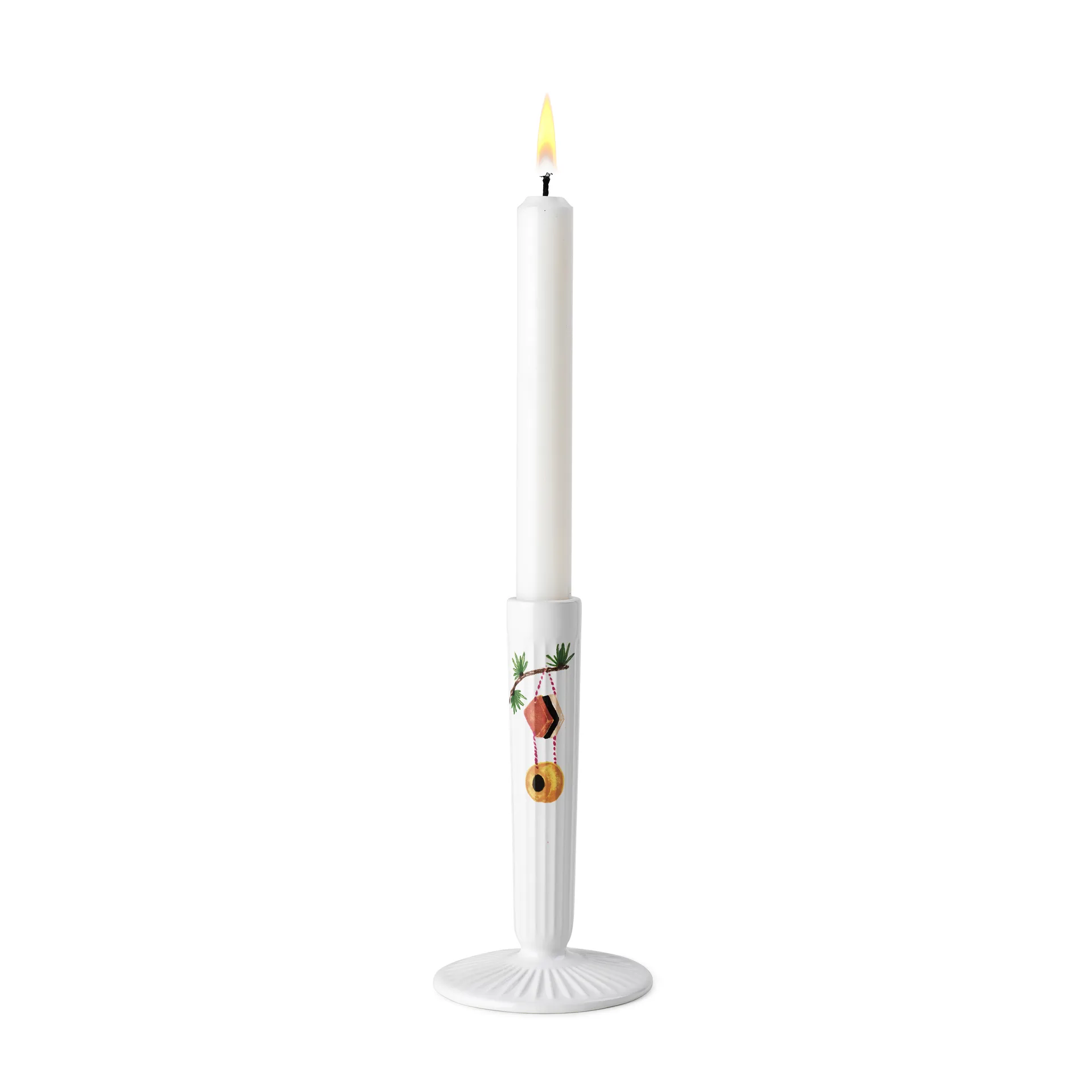 Hammershøi Christmas kandelaar wit, 16 cm Kähler