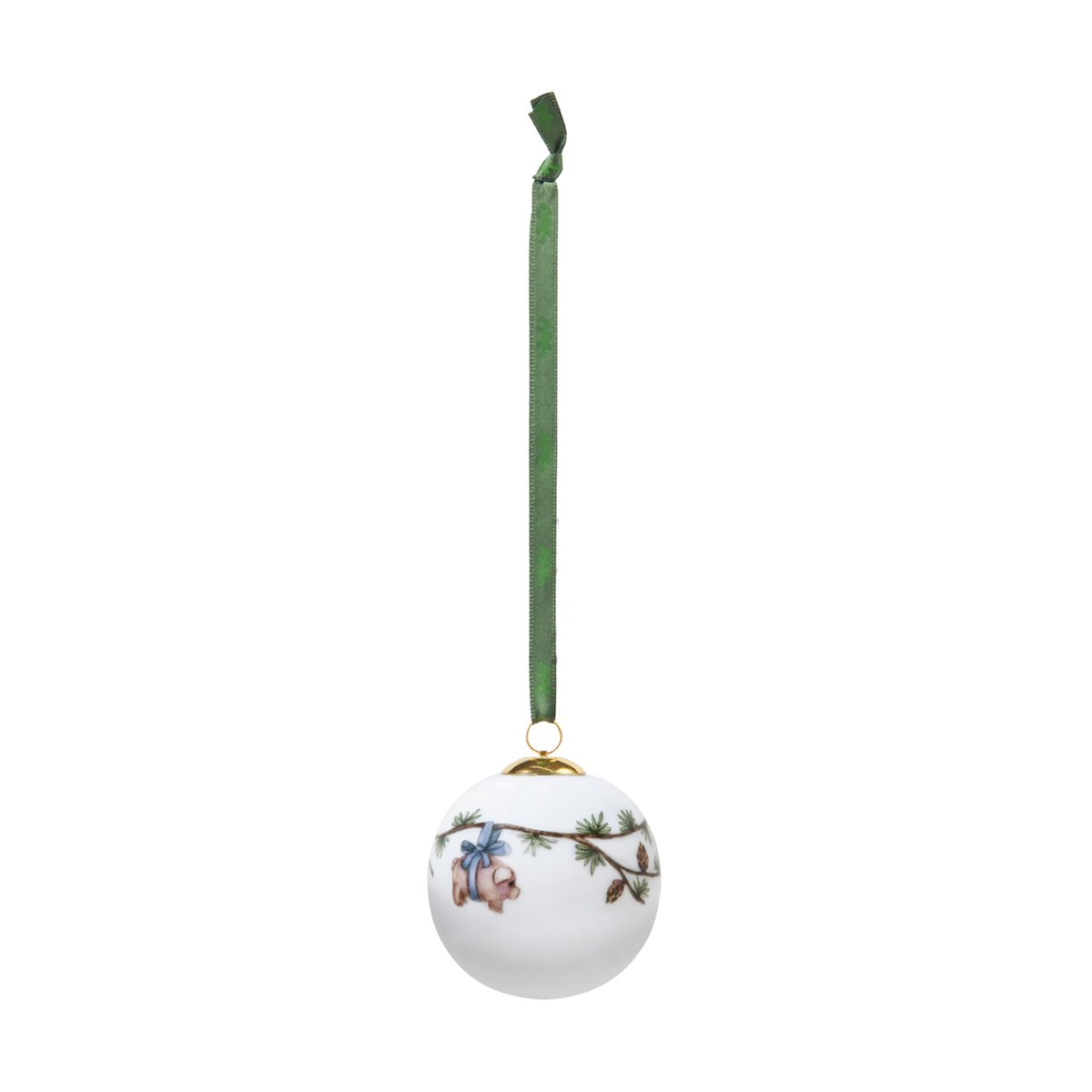 Kähler Hammershoi Christmas kerstbal o6 cm 2023 | Scandinavisch Interieur | Kerstdecoraties | Wit