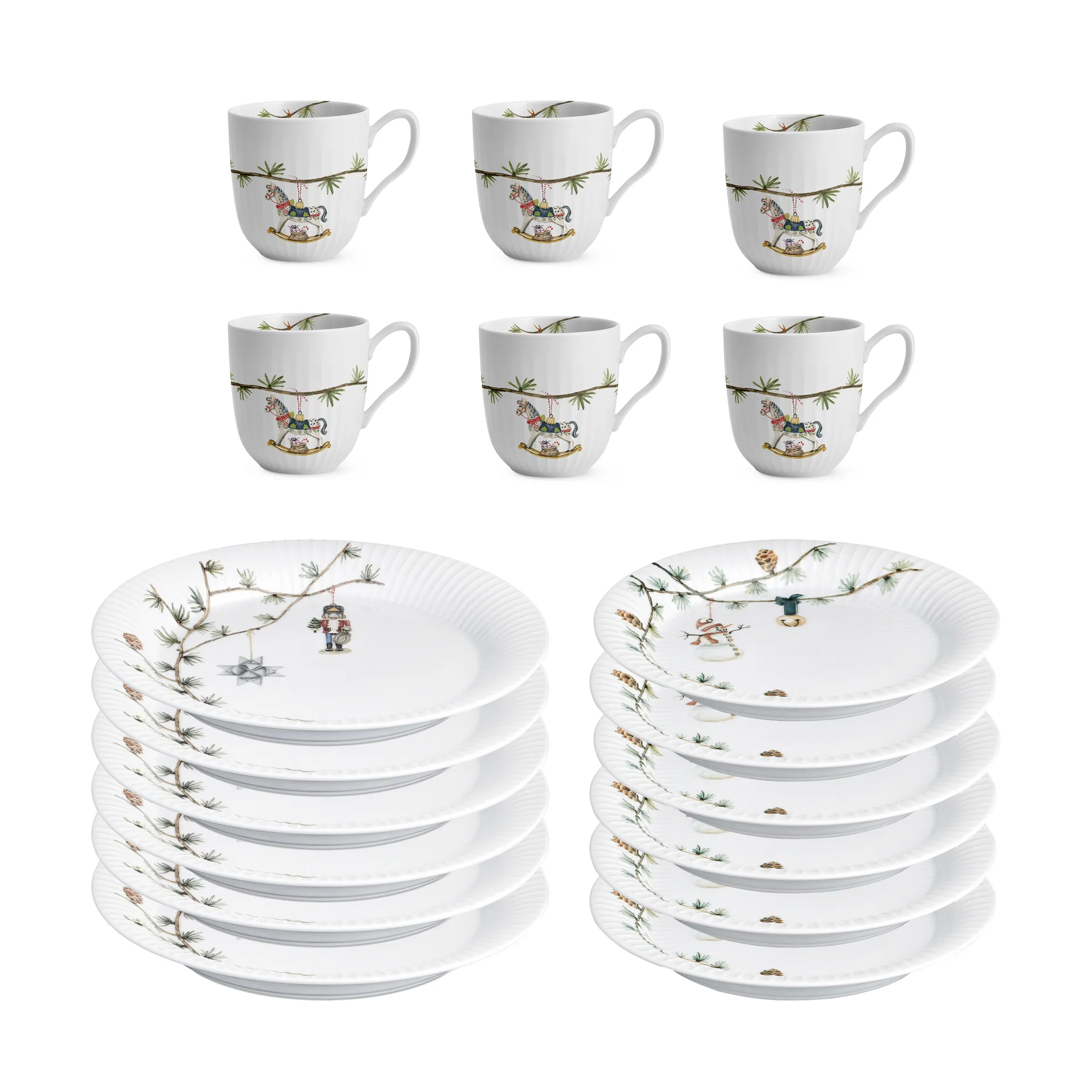 Hammershøi Christmas kerstservies set 18-delig Kähler