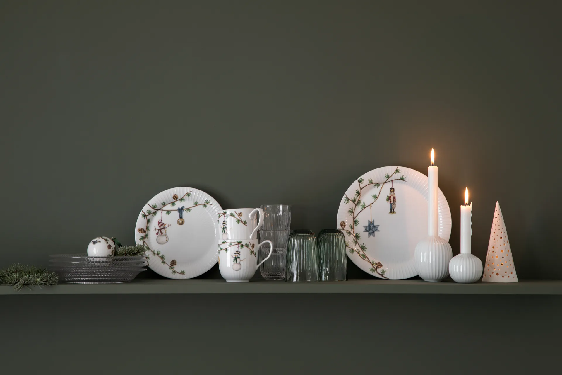 Hammershøi Christmas kerstservies set 18-delig Kähler