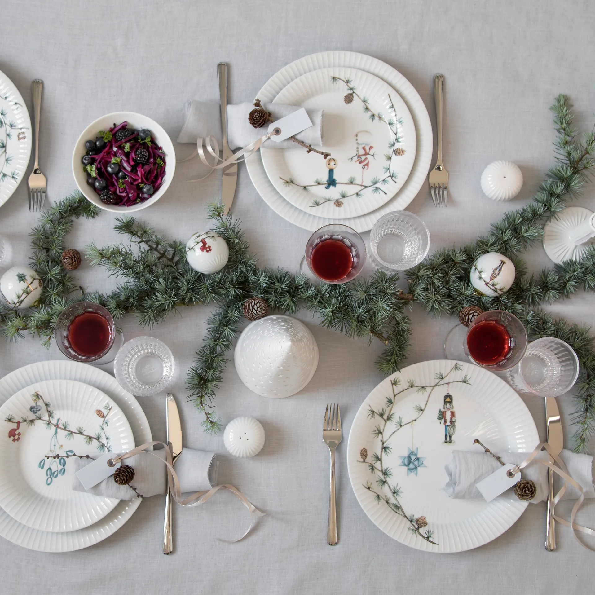Hammershøi Christmas kerstservies set 18-delig Kähler