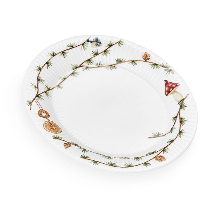 Hammershøi Christmas ovale schaal, 22,5x28,5 cm Kähler