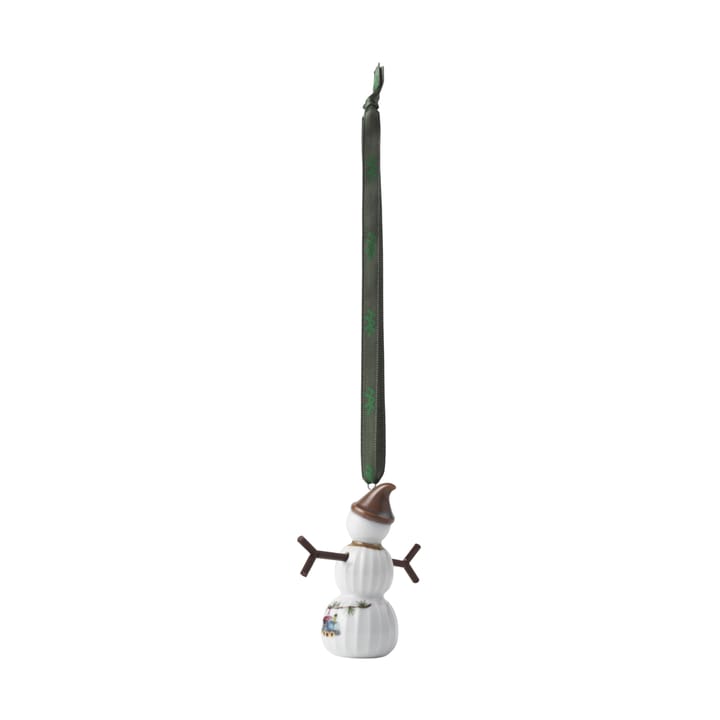 Hammershøi Christmas sneeuwpop hanger, Wit Kähler