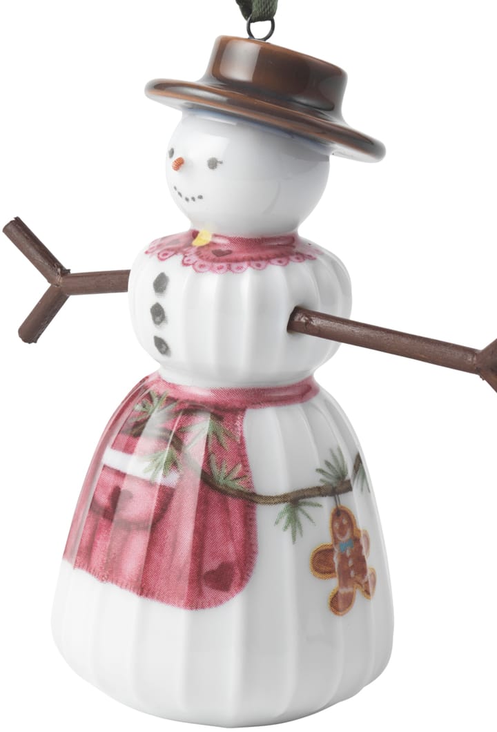 Hammershøi Christmas sneeuwvrouw hangend, Wit Kähler