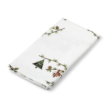 Hammershøi Christmas stoffen servet 45x45 cm 4-pack - Wit - Kähler