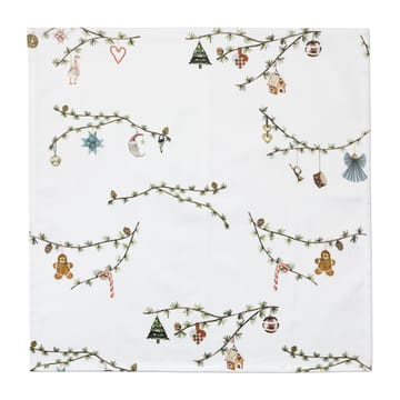 Hammershøi Christmas stoffen servet 45x45 cm 4-pack - Wit - Kähler