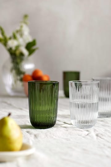 Hammershøi drinkglas 37 cl 4-pack - Groen - Kähler