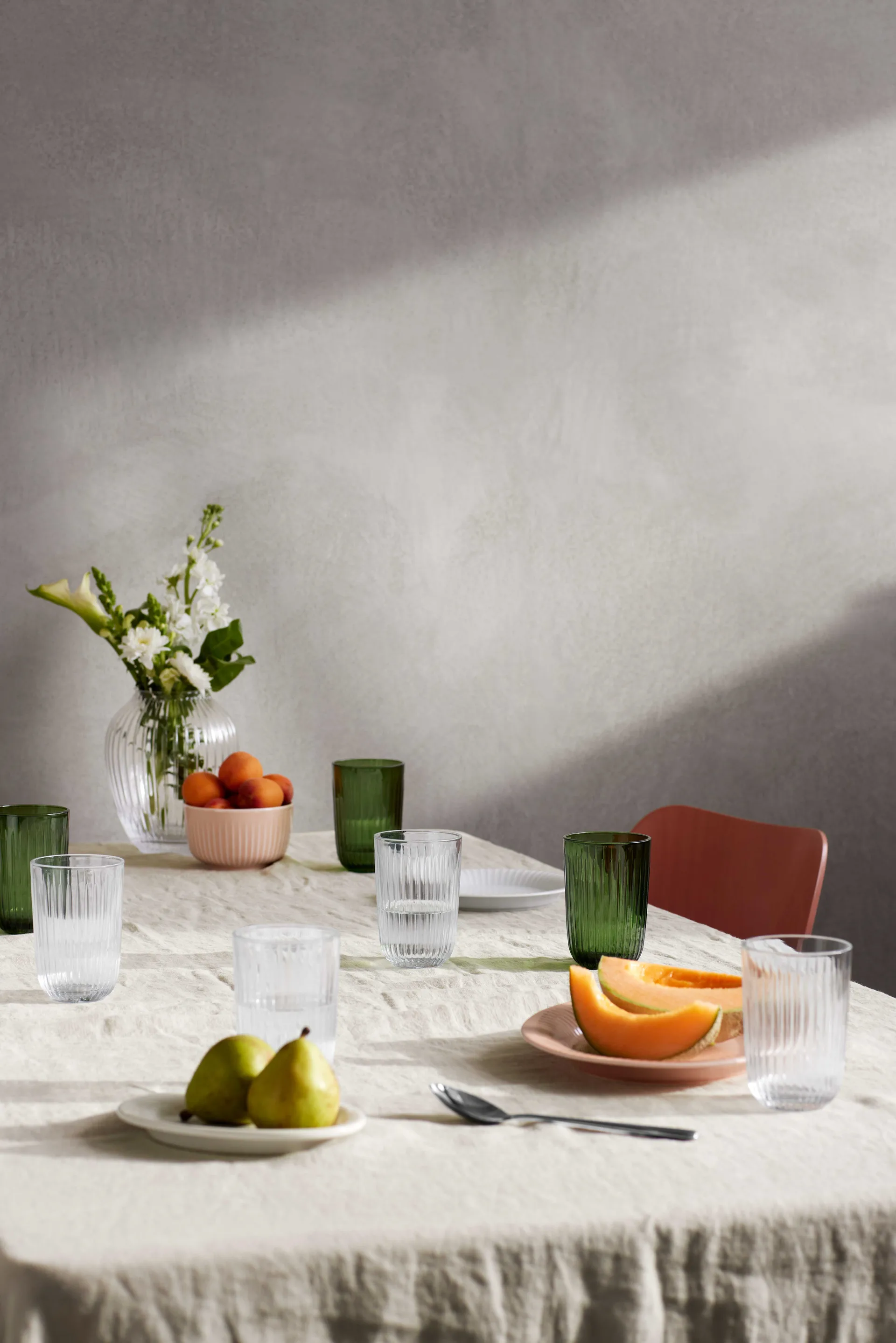 Hammershøi drinkglas 37 cl 4-pack, Groen Kähler