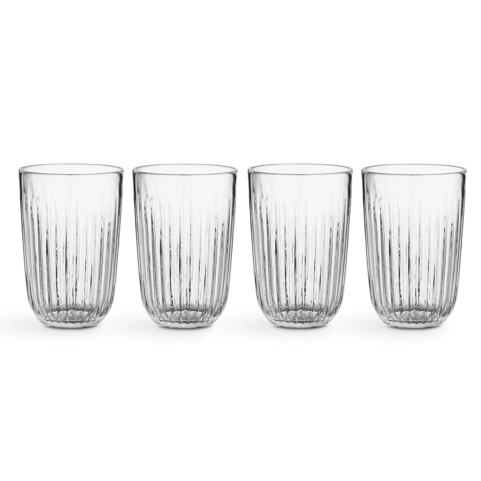 Hammershøi drinkglazen 33 cl, 4-pack, helder Kähler