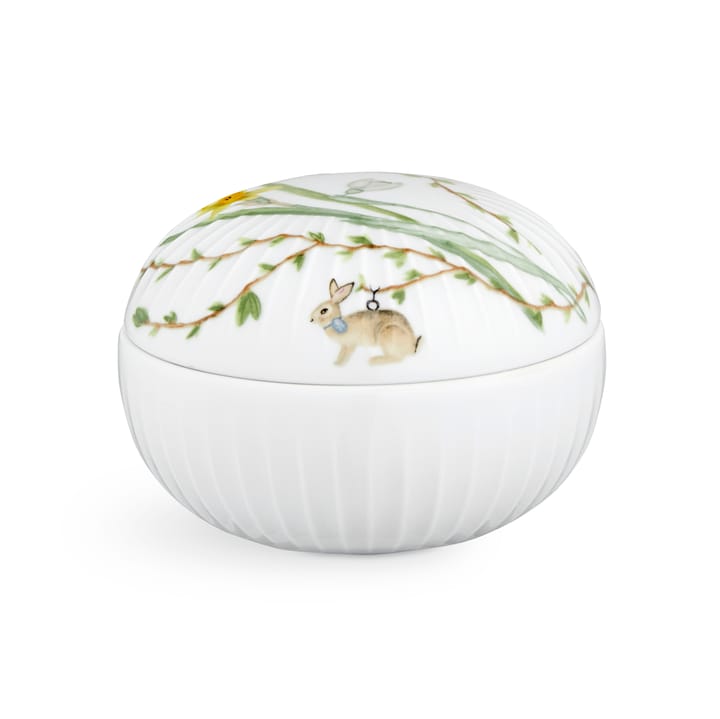 Hammershøi Easter bonbonnière Ø12 cm - Wit - Kähler
