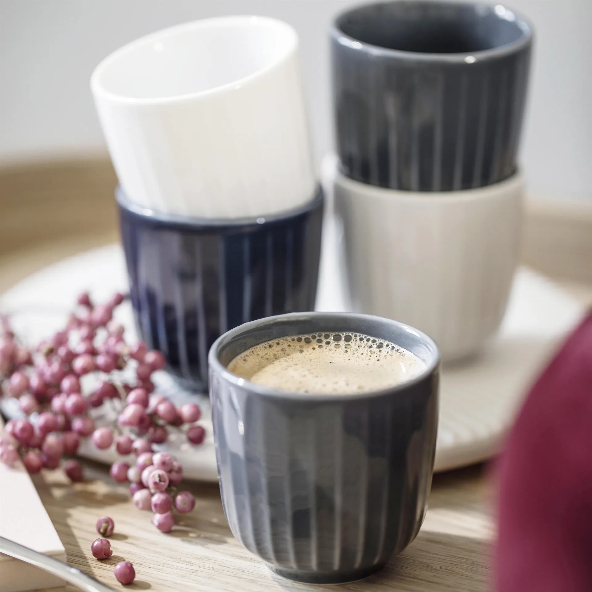 Hammershøi espressokop, indigo (donkerblauw) Kähler