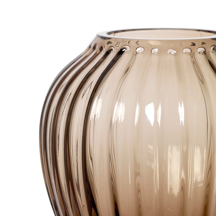 Hammershøi glazen vaas 14 cm, Walnoot Kähler