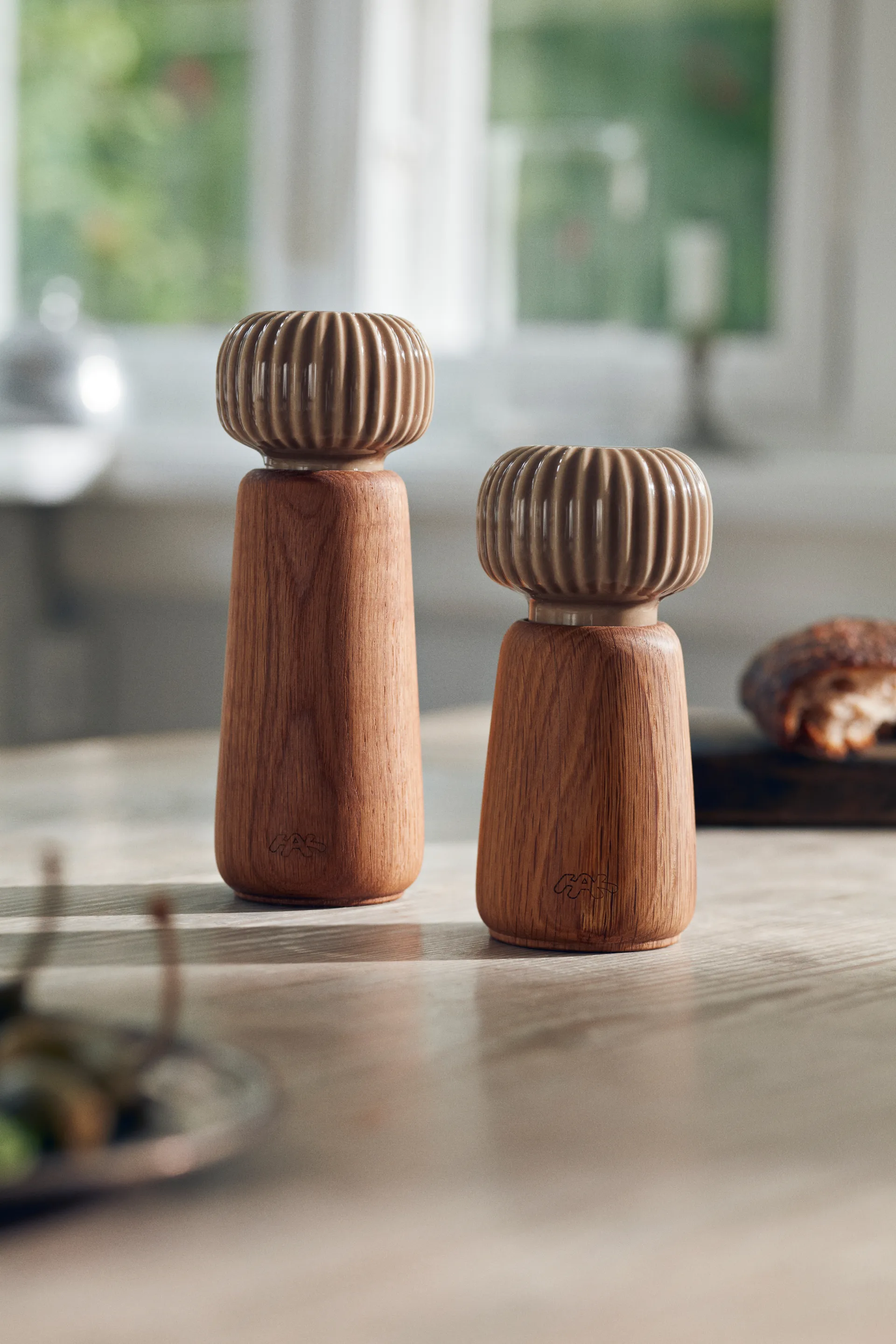 Hammershøi grote kruidenmolen, Bruin, 18 cm Kähler
