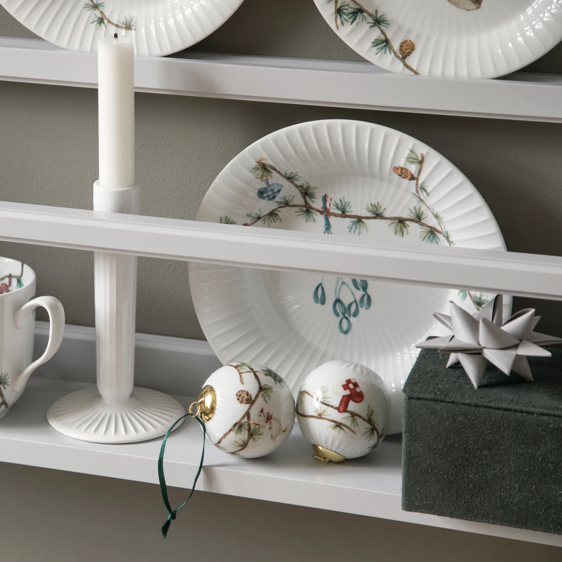 Hammershøi Jul decoratiebal, 6 cm. Kähler