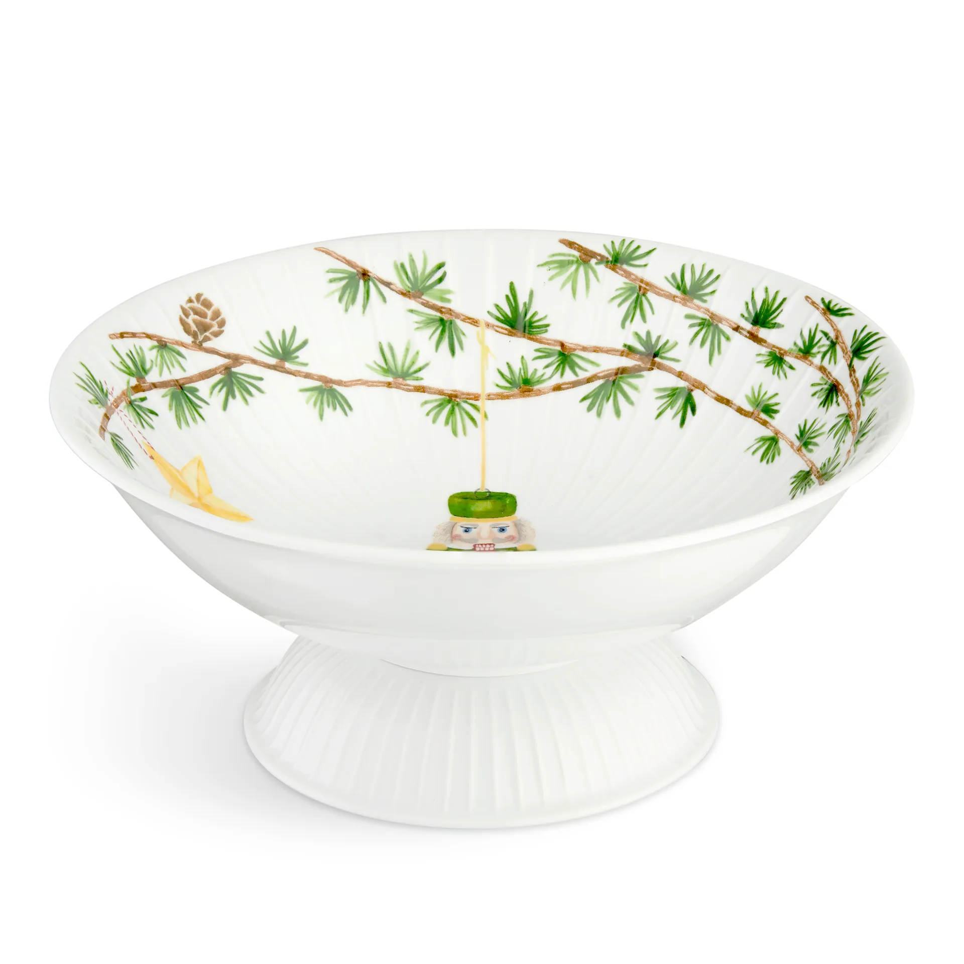 Hammershøi kerstschaal op voet Ø23 cm, Wit Kähler