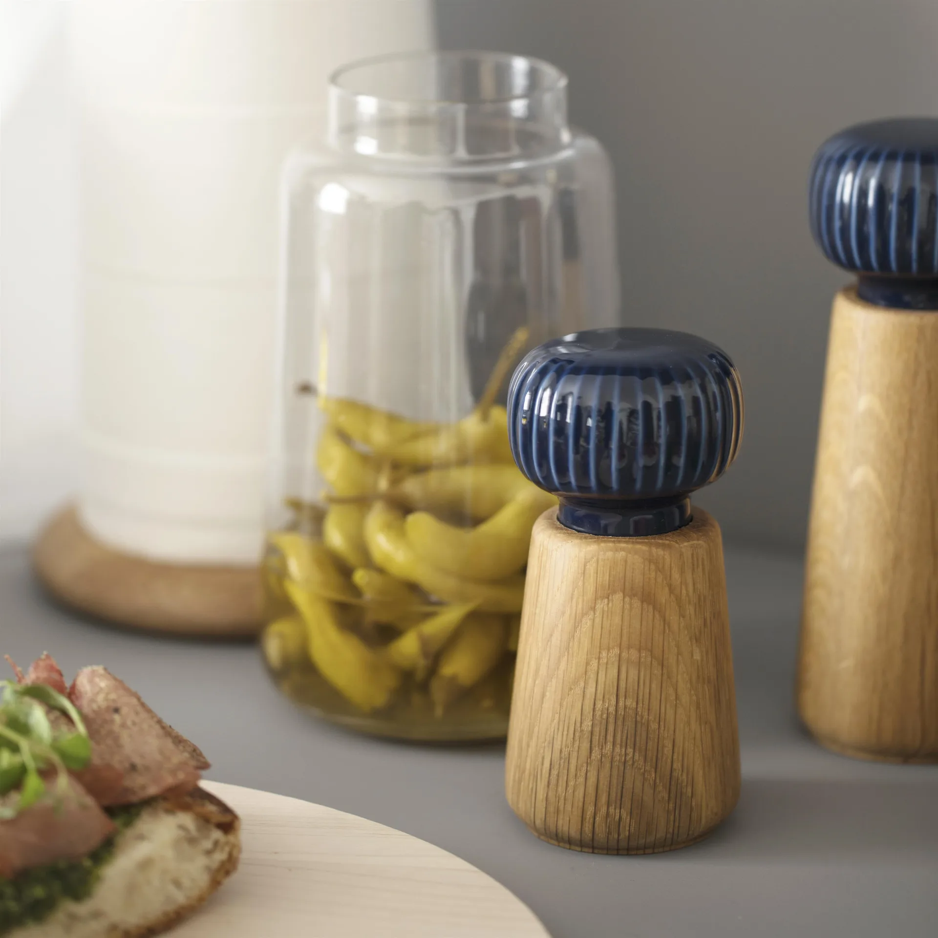 Hammershøi kruidenmolen groot, indigo (blauwpaars) Kähler