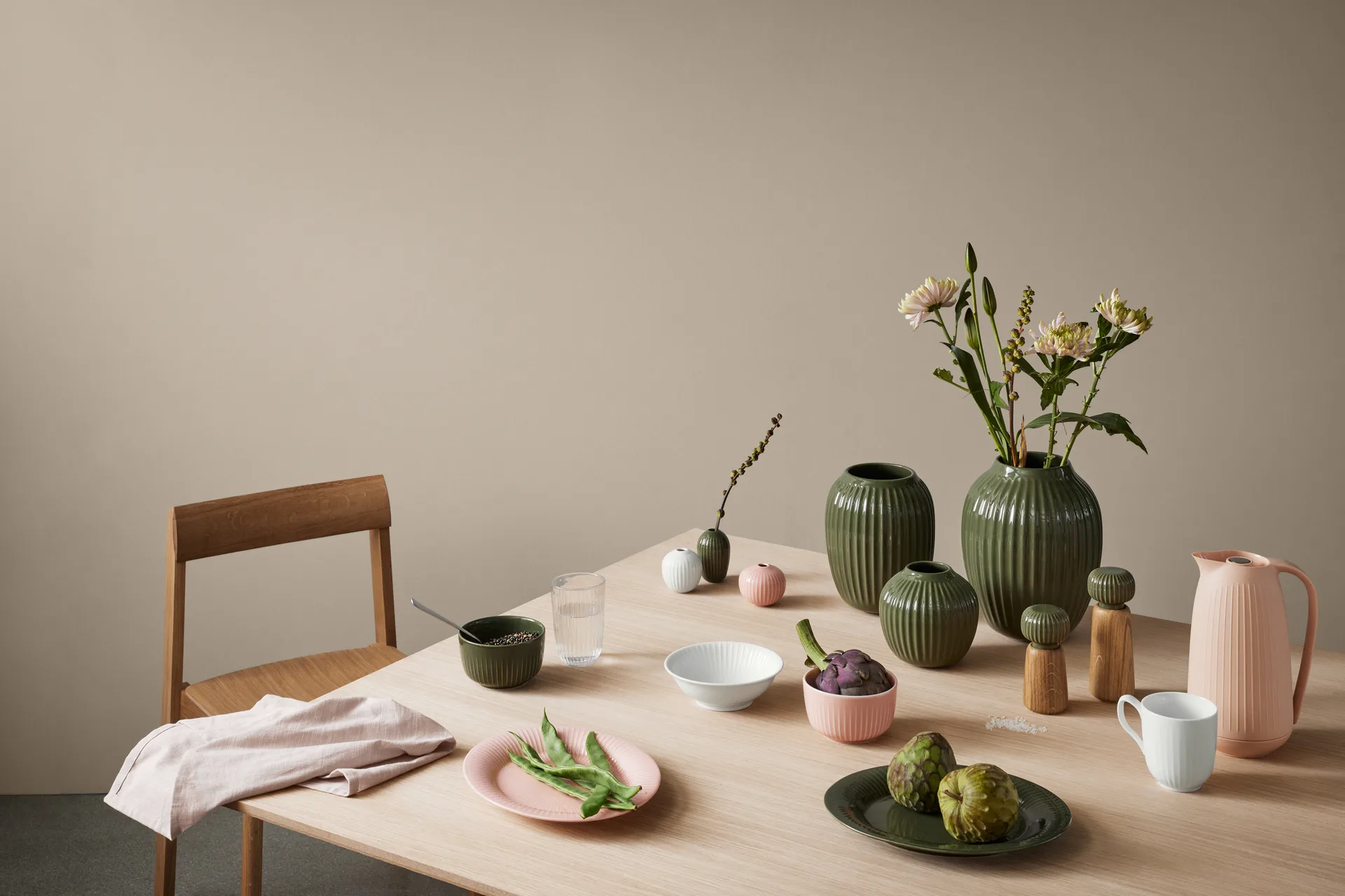 Hammershøi kruidenmolen klein, Donkergroen Kähler