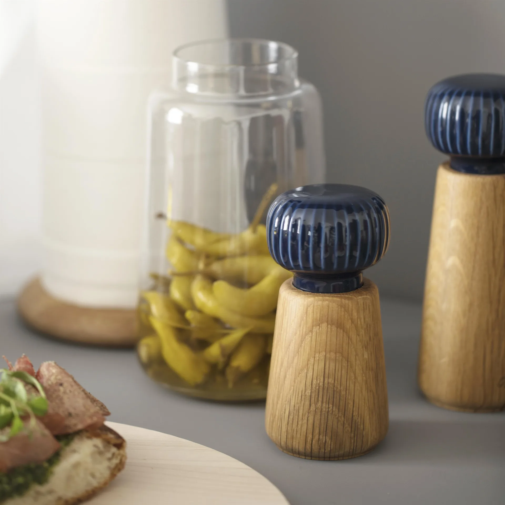 Hammershøi kruidenmolen klein, indigo (blauwpaars) Kähler