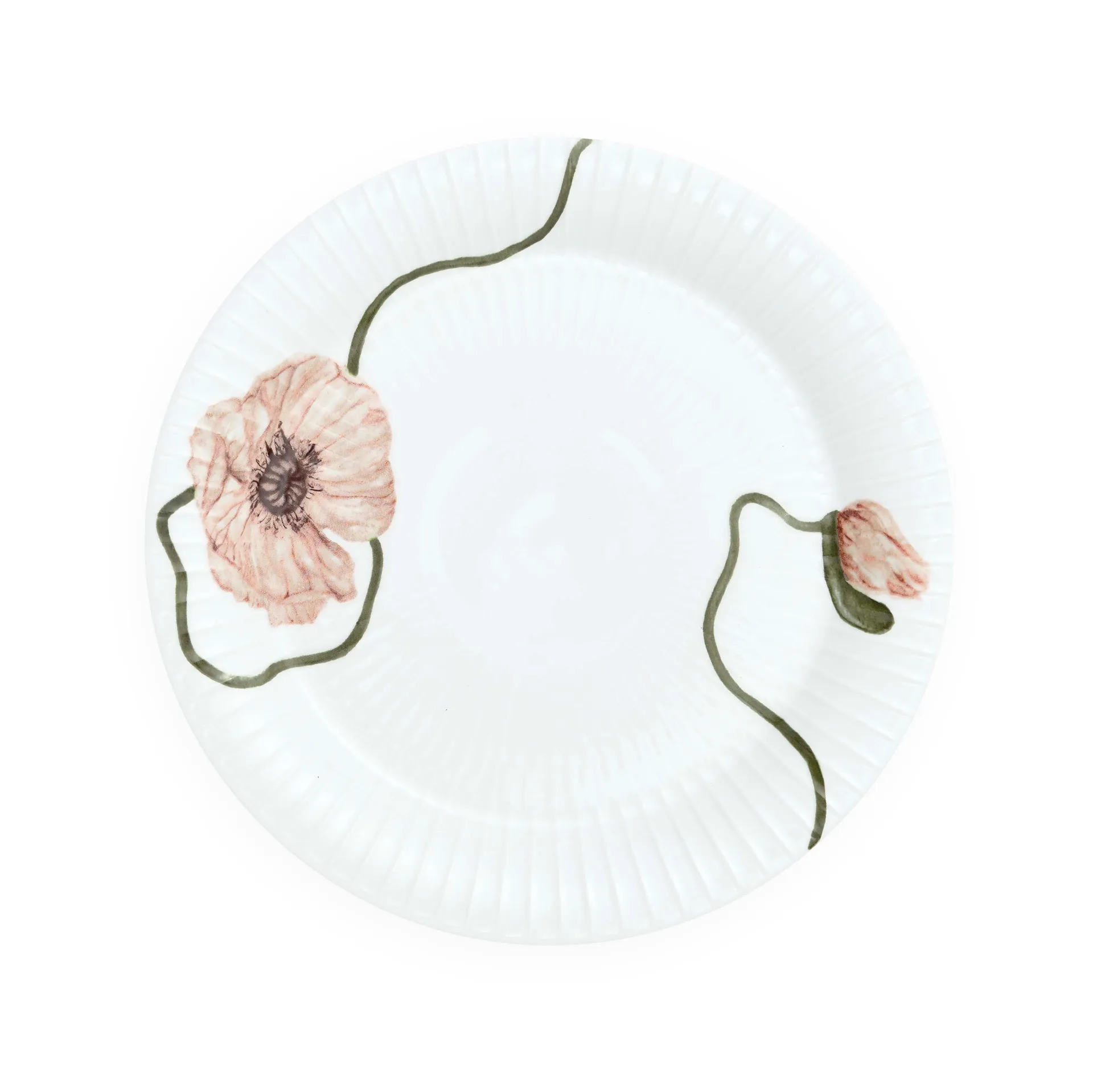 Hammershøi Poppy bordje 22 cm, Wit Kähler