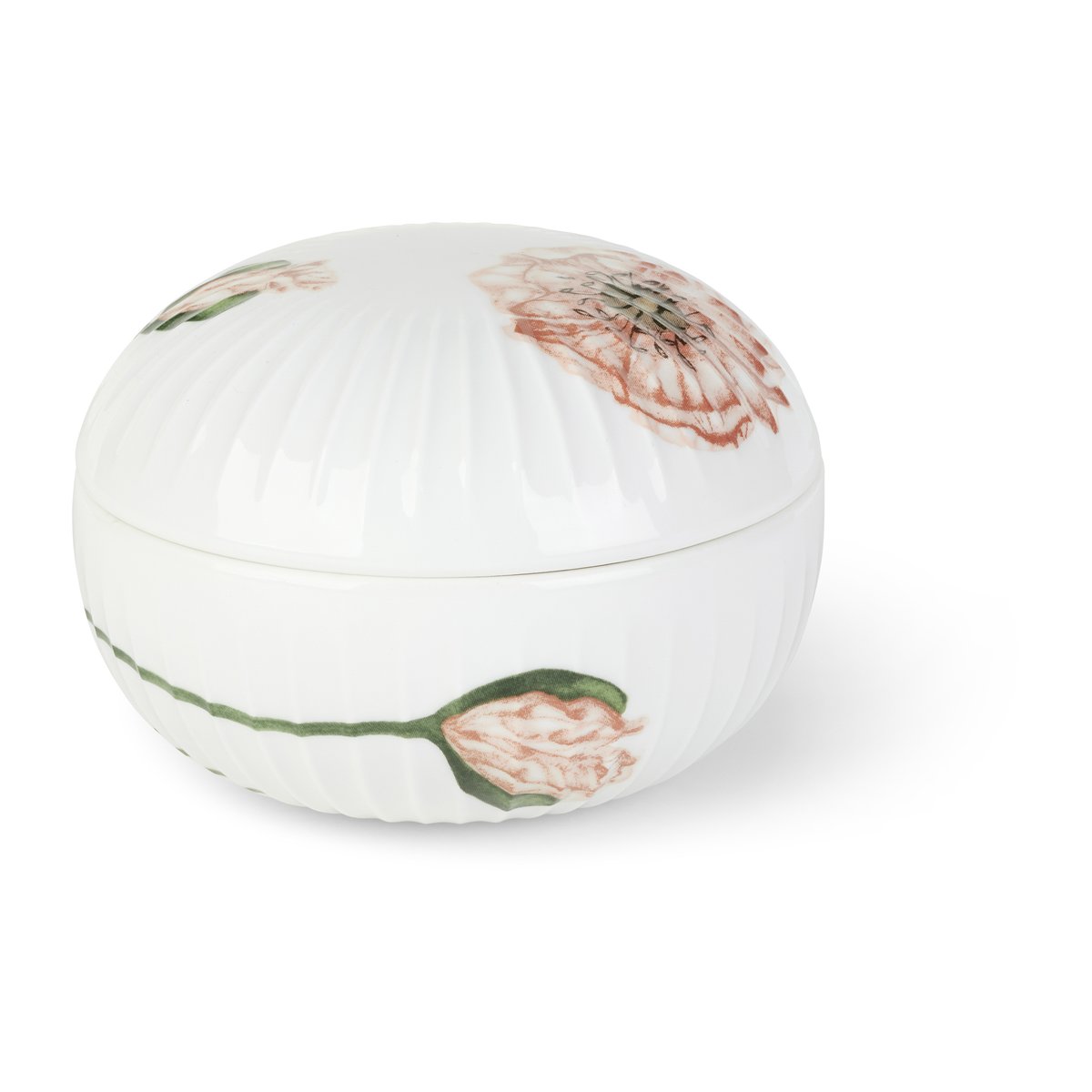 Kähler Hammershoi Poppy doosje o12 cm Wit-decor | Scandinavisch Interieur | Dozen & boxen | Wit