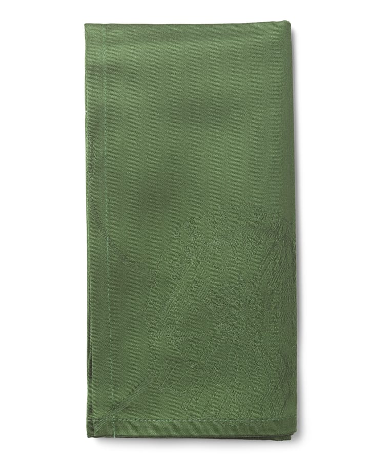 Hammershøi Poppy stoffen servet 45x45 cm 4-pack - Groen - Kähler